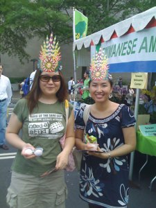 Wearing some Taiwanese hat at Asia Festival